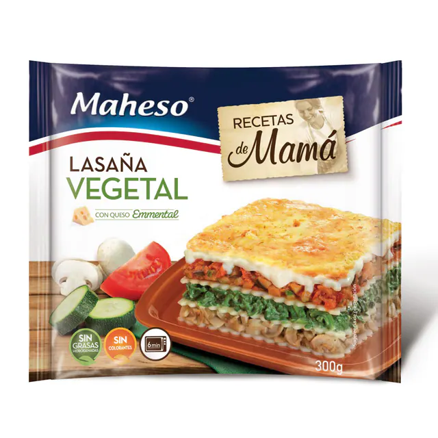 Lasaña vegetal